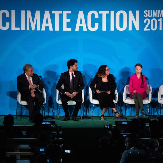 Greta bei der UN Klimakonferenz